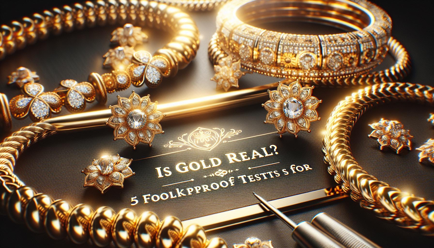 Is gold real in jewelry? 5 Foolproof Tests for Authentication