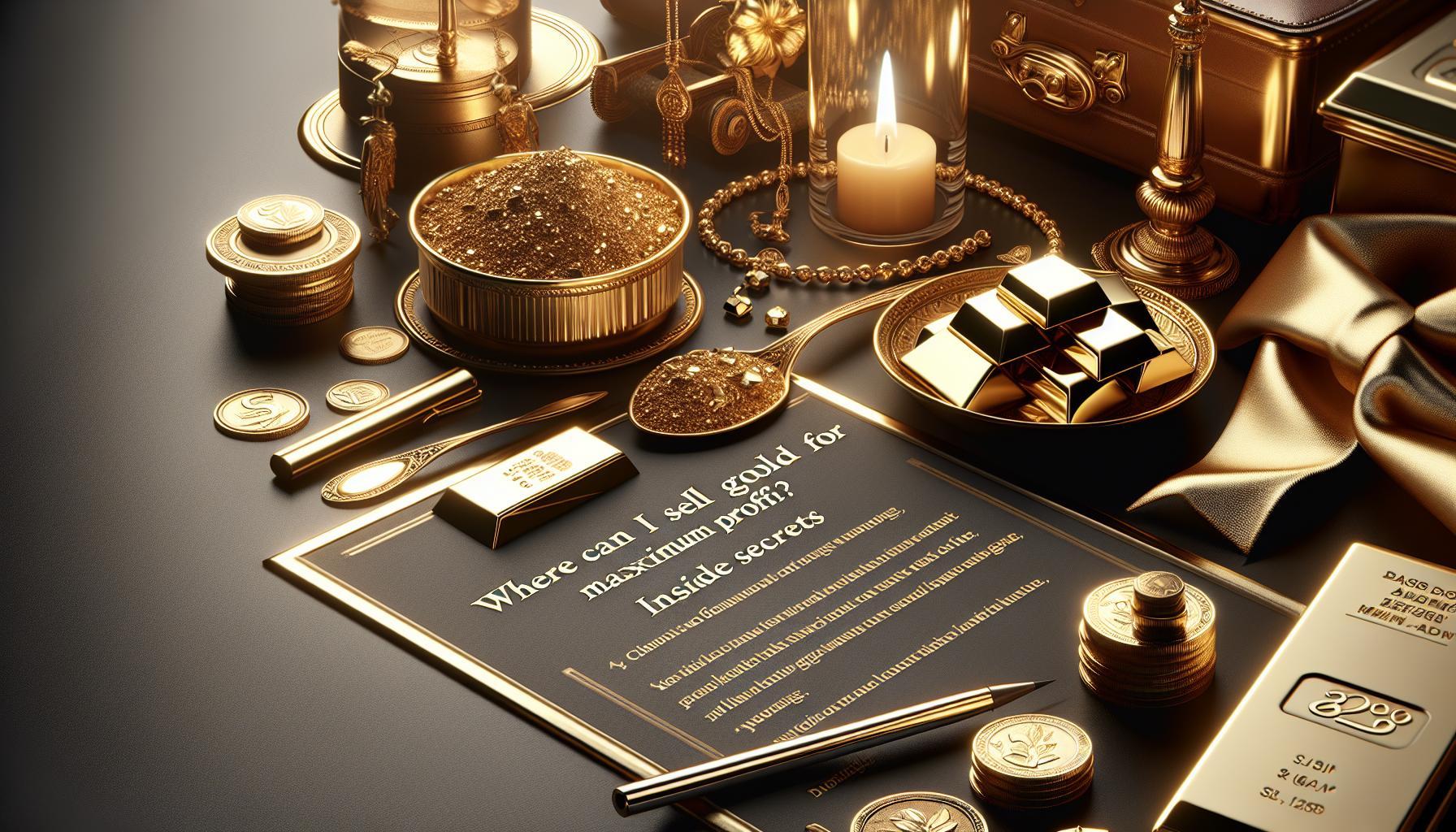 Where can I sell gold for maximum profit? Insider Secrets