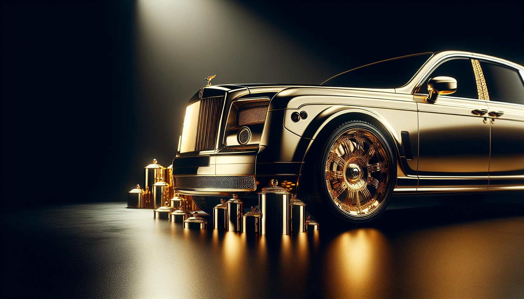 The Allure of Gold: Why Luxury cars Embrace Precious Metals