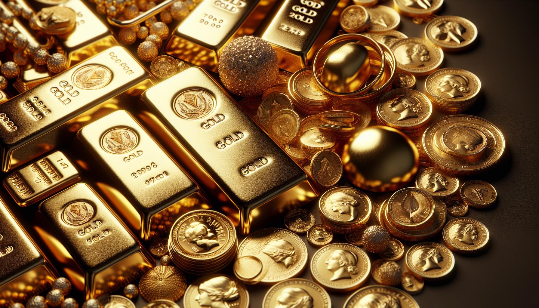 Assessing Different Types of Gold: Coins, Bars, and Jewelry