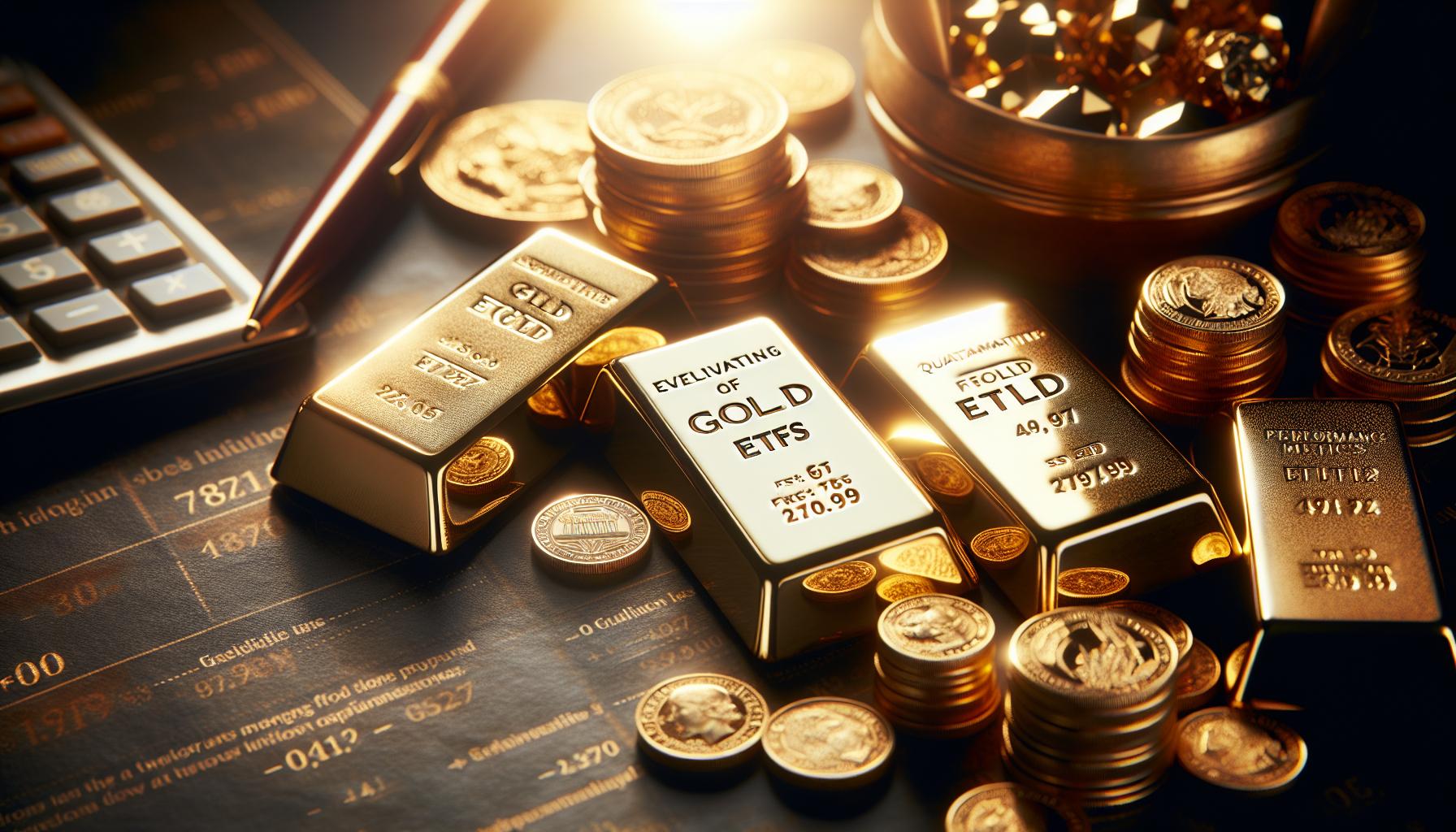 Evaluating the Performance Metrics of Quantitative Gold ETFs