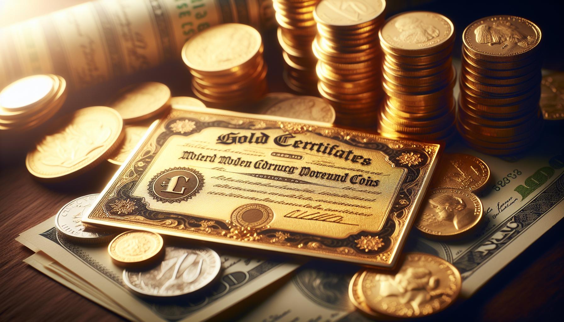 How Gold⁤ Certificates Differ from⁢ Modern‌ Currency and Coins