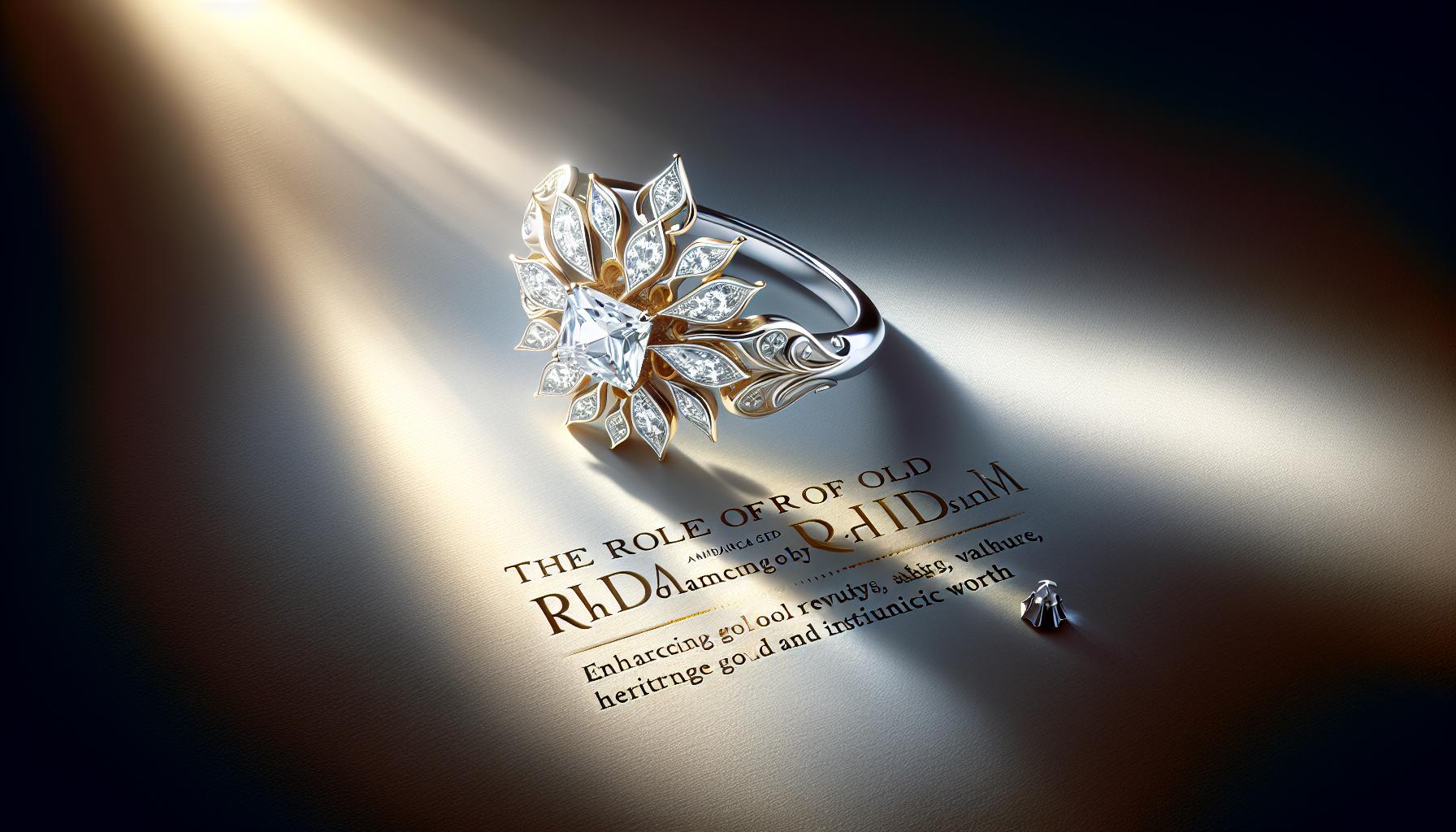 The Role of Rhodium: Enhancing the Beauty of white Gold
