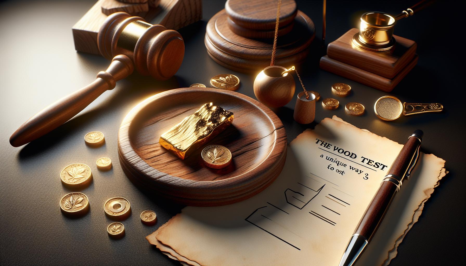 The Wood Test: A Unique Way to Spot Faux Gold